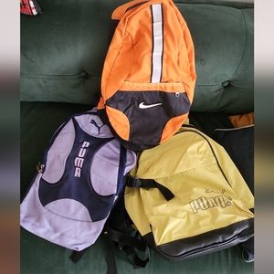 Bundle of school backpack